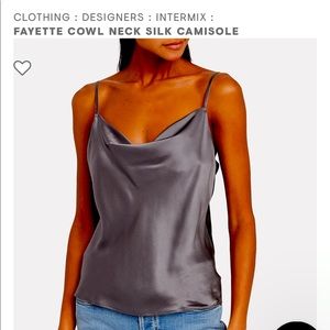 Intermix silk cami originally $158!Great condition